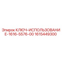 1615449300 КЛЮЧ-ИСПОЛЬЗОВАНИЕ-1616-5576-00 Epiroc
