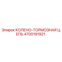 4700191921 КОЛЕНО-ТОРМОЗНАЯ ЦЕПЬ Epiroc