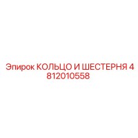 4812010558 КОЛЬЦО И ШЕСТЕРНЯ Epiroc