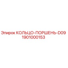 1901000153 КОЛЬЦО-ПОРШЕНЬ-D09 Epiroc