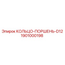 1901000198 КОЛЬЦО-ПОРШЕНЬ-D12 Эпирок