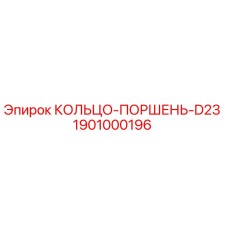 1901000196 КОЛЬЦО-ПОРШЕНЬ-D23 Эпирок