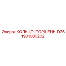 1901000202 КОЛЬЦО-ПОРШЕНЬ-D25 Эпирок