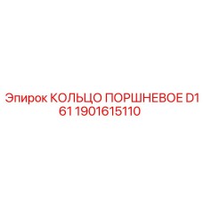 1901615110 КОЛЬЦО ПОРШНЕВОЕ D161 Epiroc