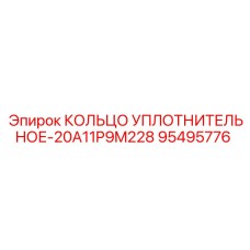 95495776 КОЛЬЦО УПЛОТНИТЕЛЬНОЕ-20A11P9M228 Epiroc