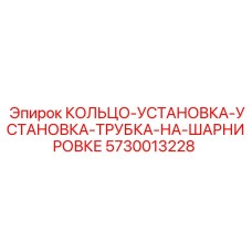 5730013228 КОЛЬЦО-УСТАНОВКА-УСТАНОВКА-ТРУБКА-НА-ШАРНИРОВКЕ Epiroc