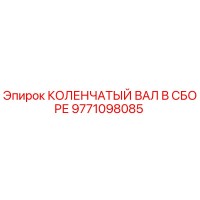 9771098085 КОЛЕНЧАТЫЙ ВАЛ В СБОРЕ Epiroc