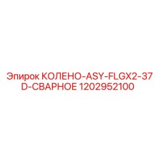 1202952100 КОЛЕНО-ASY-FLGX2-37D-СВАРНОЕ Epiroc