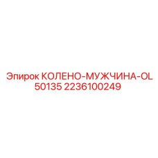 2236100249 КОЛЕНО-МУЖЧИНА-OL50135 Epiroc
