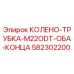 582302200 КОЛЕНО-ТРУБКА-M22ODT-ОБА-КОНЦА Epiroc