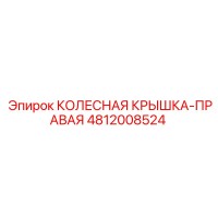 4812008524 КОЛЕСНАЯ КРЫШКА-ПРАВАЯ Epiroc