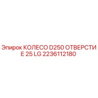 2236112180 КОЛЕСО D250 ОТВЕРСТИЕ 25 LG Epiroc