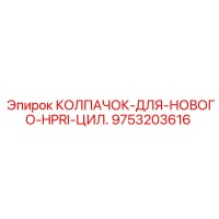 9753203616 КОЛПАЧОК-ДЛЯ-НОВОГО-HPRI-ЦИЛ. Эпирок
