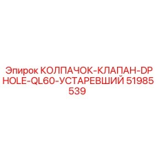 51985539 КОЛПАЧОК-КЛАПАН-DPHOLE-QL60-УСТАРЕВШИЙ Epiroc