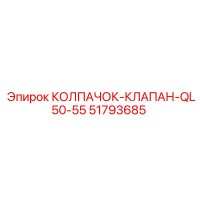 51793685 КОЛПАЧОК-КЛАПАН-QL50-55 Epiroc