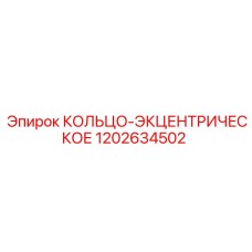 1202634502 КОЛЬЦО-ЭКЦЕНТРИЧЕСКОЕ Epiroc