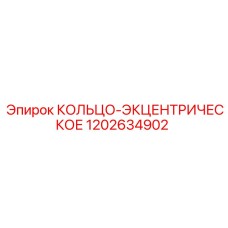 1202634902 КОЛЬЦО-ЭКЦЕНТРИЧЕСКОЕ Epiroc