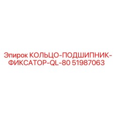 51987063 КОЛЬЦО-ПОДШИПНИК-ФИКСАТОР-QL-80 Epiroc