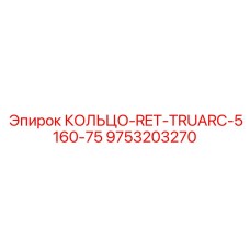 9753203270 КОЛЬЦО-RET-TRUARC-5160-75 Epiroc