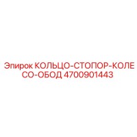 4700901443 КОЛЬЦО-СТОПОР-КОЛЕСО-ОБОД - Epiroc
