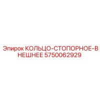5750062929 КОЛЬЦО-СТОПОРНОЕ-ВНЕШНЕЕ (Epiroc)