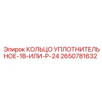 2650781632 КОЛЬЦО УПЛОТНИТЕЛЬНОЕ-1B-ИЛИ-P-24 Epiroc