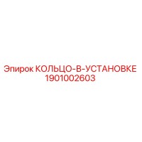 1901002603 КОЛЬЦО-В-УСТАНОВКЕ Epiroc