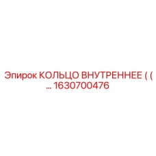 1630700476 КОЛЬЦО ВНУТРЕННЕЕ Epiroc