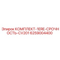 6259004400 КОМПЛЕКТ-1ERE-СРОЧНОСТЬ-CV201 Epiroc