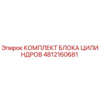 4812160681 КОМПЛЕКТ БЛОКА ЦИЛИНДРОВ Epiroc