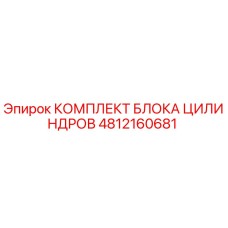 4812160681 КОМПЛЕКТ БЛОКА ЦИЛИНДРОВ Epiroc