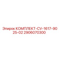 2906070300 КОМПЛЕКТ-CV-1617-9025-02 Epiroc