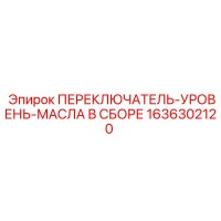 1636302120 ПЕРЕКЛЮЧАТЕЛЬ-УРОВЕНЬ-МАСЛА В СБОРЕ Epiroc