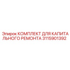 3115901392 КОМПЛЕКТ ДЛЯ КАПИТАЛЬНОГО РЕМОНТА Epiroc