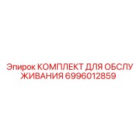 6996012859 КОМПЛЕКТ ДЛЯ ОБСЛУЖИВАНИЯ Epiroc