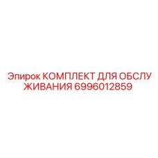 6996012859 КОМПЛЕКТ ДЛЯ ОБСЛУЖИВАНИЯ Epiroc