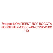 2904500110 КОМПЛЕКТ ДЛЯ ВОССТАНОВЛЕНИЯ-CD60-40-C Epiroc