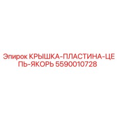 5590010728 КРЫШКА-ПЛАСТИНА-ЦЕПЬ-ЯКОРЬ Epiroc