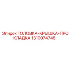 1310074748 ГОЛОВКА-КРЫШКА-ПРОКЛАДКА Epiroc