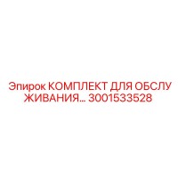 3001533528 КОМПЛЕКТ ДЛЯ ОБСЛУЖИВАНИЯ Epiroc