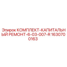 Комплект капремонта 6-03-007-R Epiroc арт.1630700163