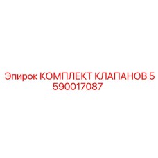 Изображение комплекта клапанов Epiroc 5590017087