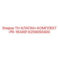 6259093400 TH-КЛАПАН-КОМПЛЕКТ-PR-163491 Epiroc