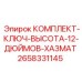Комплект гаечных ключей высотой 12 дюймов артикул 2658331145 производителя Epiroc