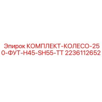 2236112652 КОМПЛЕКТ-КОЛЕСО-250-ФУТ-H45-SH55-TT Epiroc