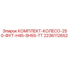 2236112652 КОМПЛЕКТ-КОЛЕСО-250-ФУТ-H45-SH55-TT Epiroc