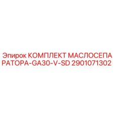 2901071302 КОМПЛЕКТ МАСЛОСЕПАРАТОРА-GA30-V-SD Epiroc