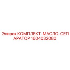 1604032080 КОМПЛЕКТ-МАСЛО-СЕПАРАТОР Epiroc