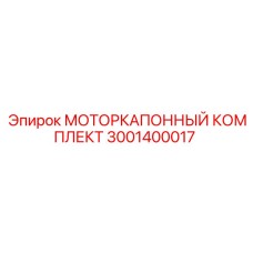 3001400017 МОТОРКАПОННЫЙ КОМПЛЕКТ Epiroc