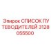 3128055500 СПИСОК ПУТЕВОДИТЕЛЕЙ Epiroc
